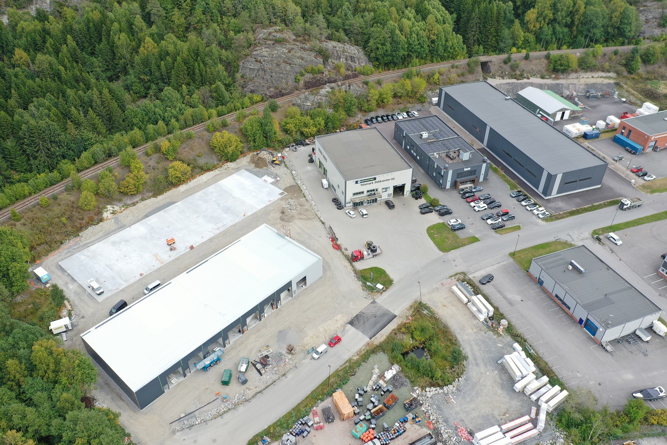 Bygg A på god vei opp